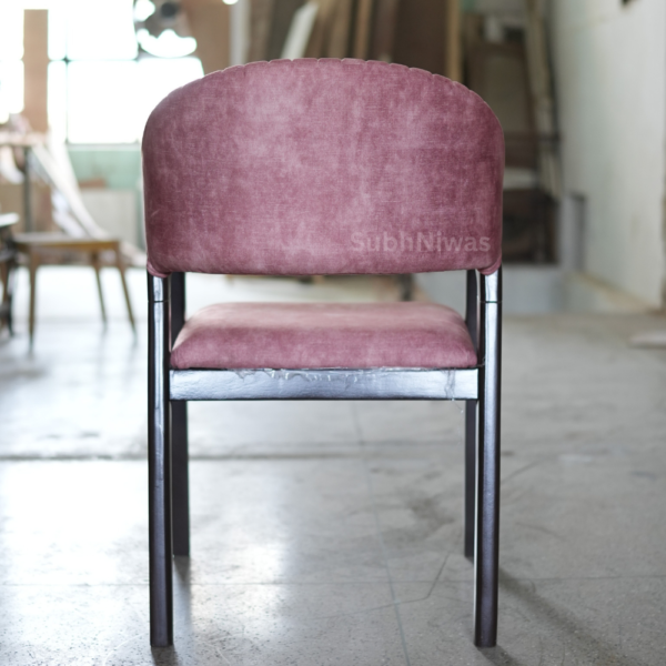 Pink Chair With wooden legs - Image 2